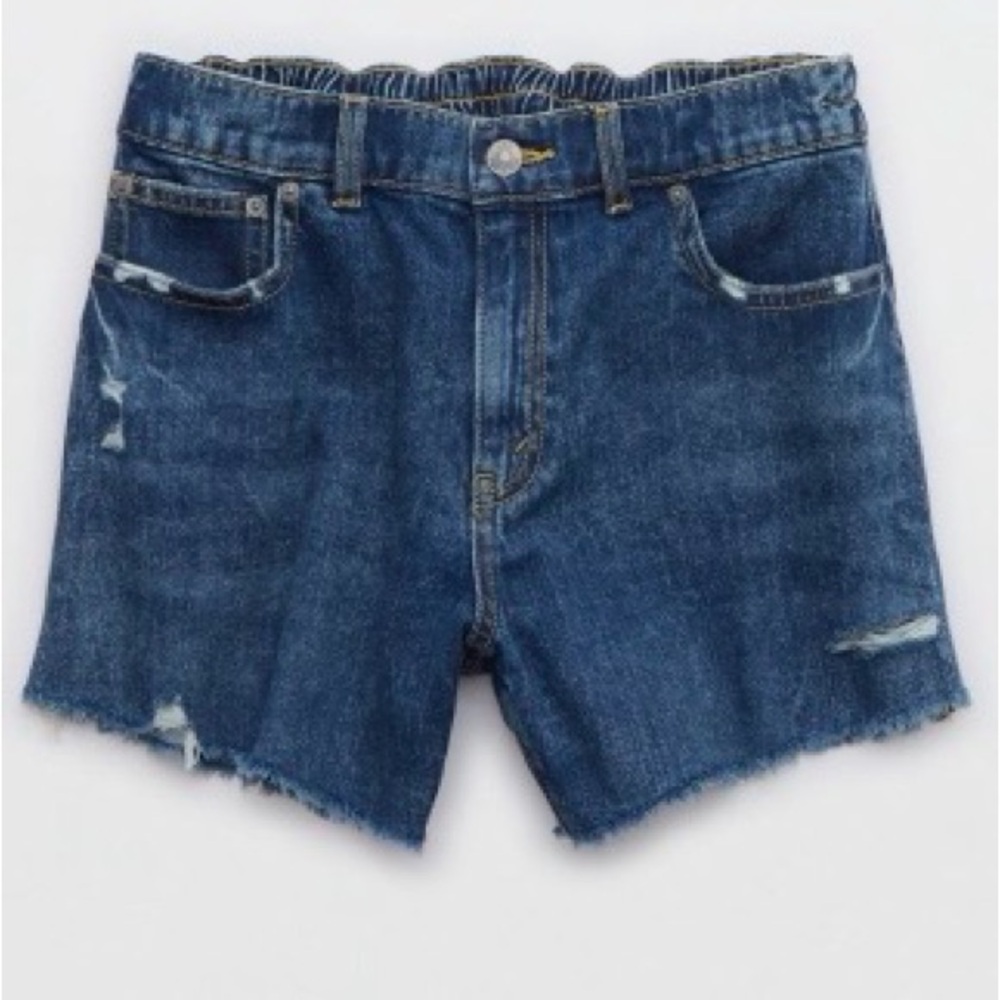 aerie Daydream Denim Shorts in “Rocky Blue”